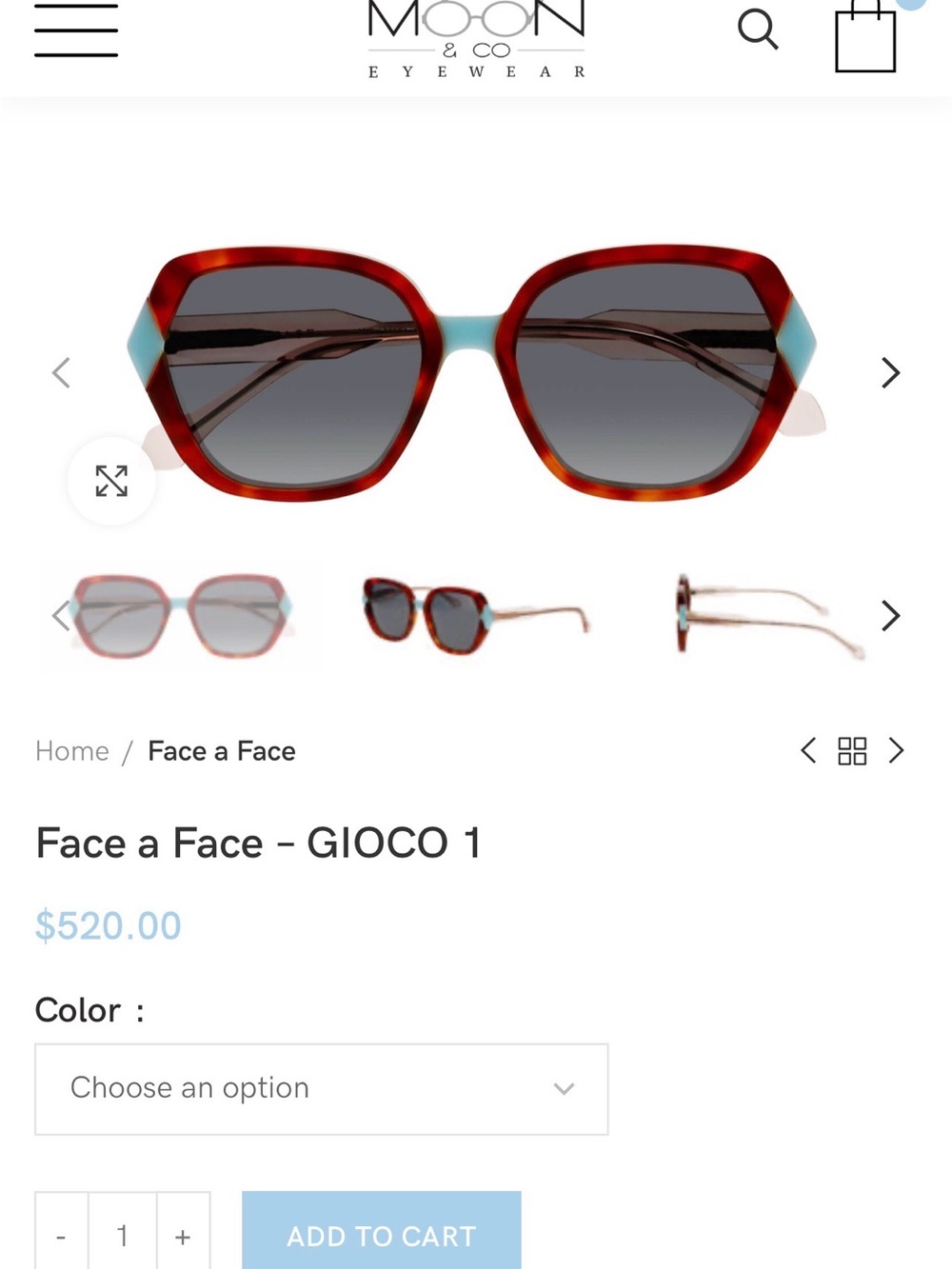 Face a Face Gioco 1 Sunglasses - Picture 5 of 11